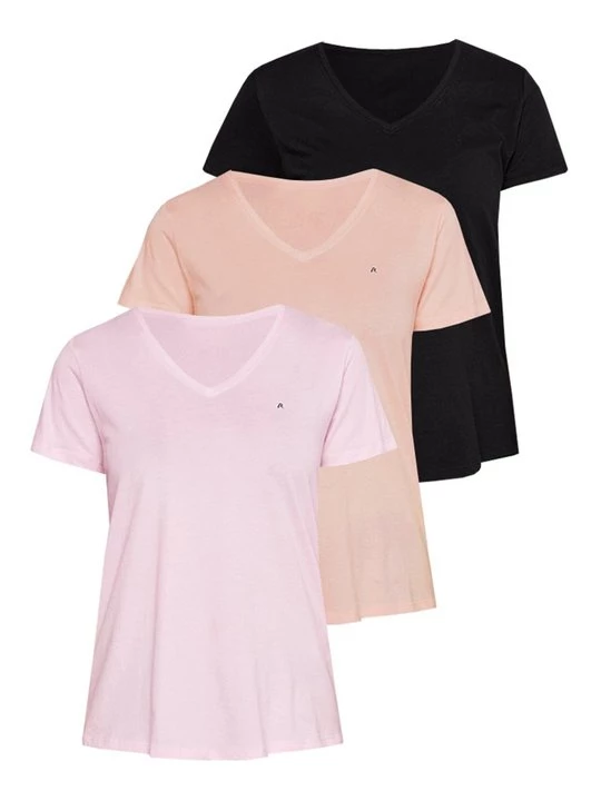 Foto van product T-shirt basic Replay roze