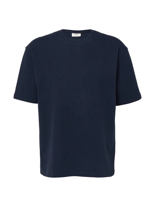 Foto van product T-shirt basic s.Oliver donkerblauw