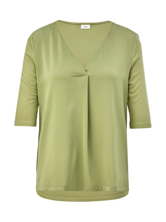 Foto van product T-shirt basic s.Oliver donkergroen