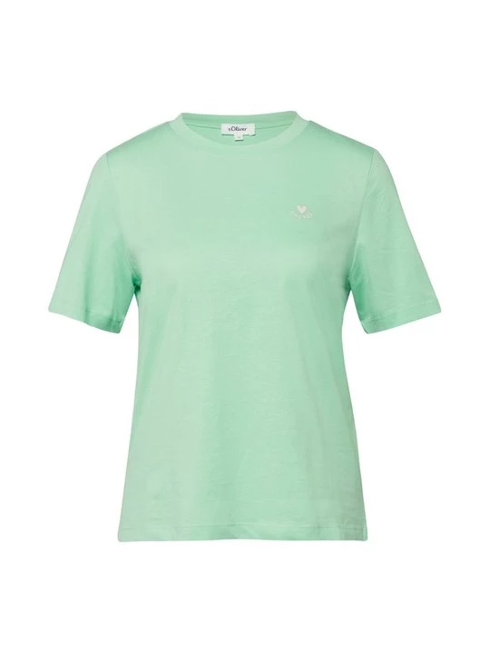Foto van product T-shirt basic s.Oliver mintgroen