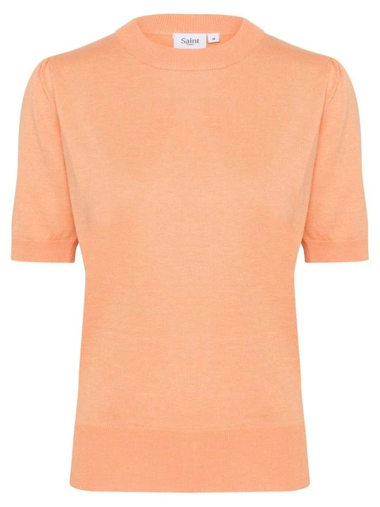 Foto van product T-shirt basic Saint Tropez oranje