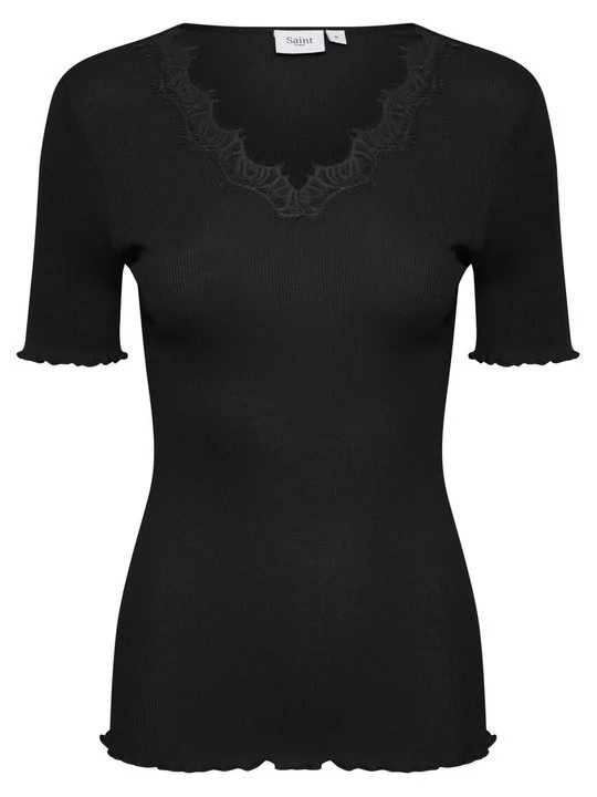 Foto van product T-shirt basic Saint Tropez zwart