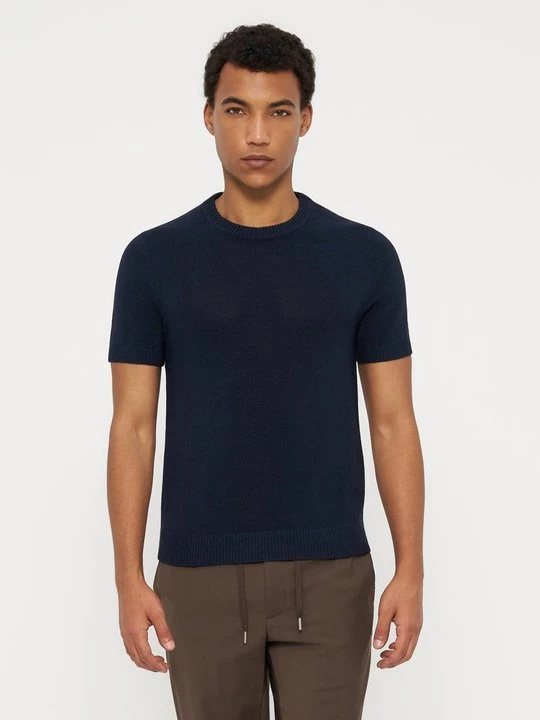 Foto van product T-shirt basic Sandro blauw