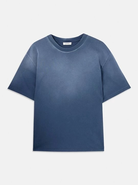 Foto van product T-shirt basic Sandro blauw
