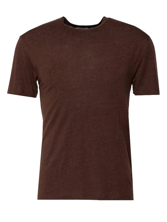 Foto van product T-shirt basic Sandro bruin