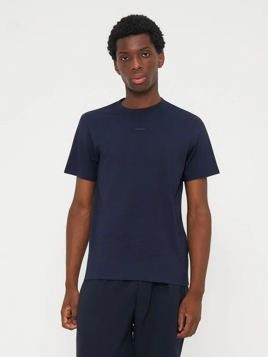 Foto van product T-shirt basic Sandro donkerblauw