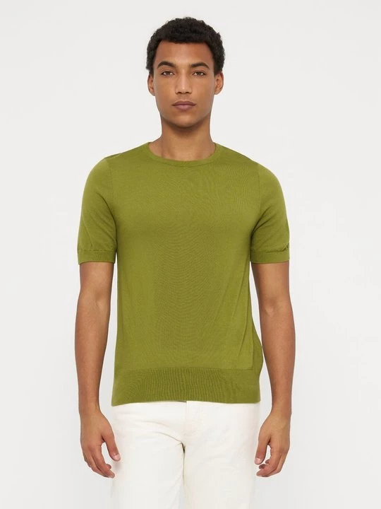 Foto van product T-shirt basic Sandro neongroen