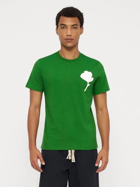 Foto van product T-shirt basic Sandro wintergroen