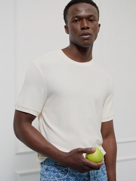 Foto van product T-shirt basic Sandro wit