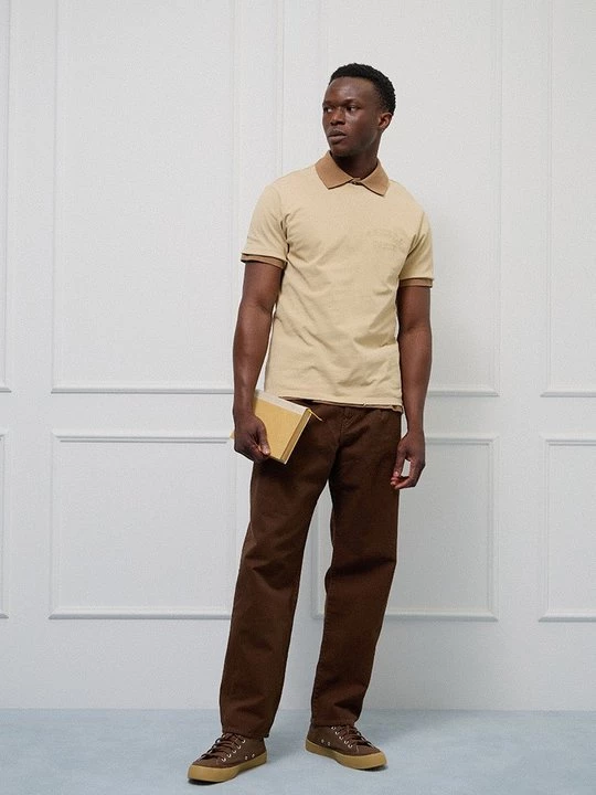 Foto van product T-shirt basic Sandro zandkleur