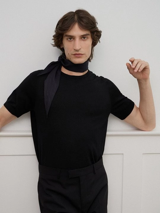 Foto van product T-shirt basic Sandro zwart