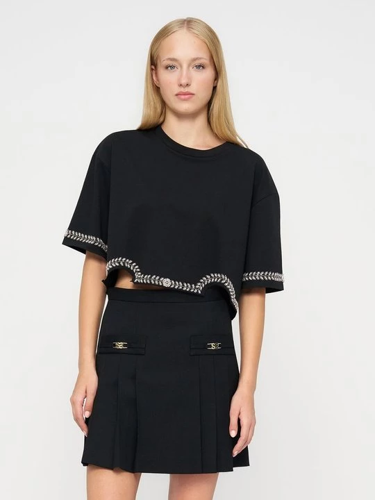 Foto van product T-shirt basic Sandro zwart