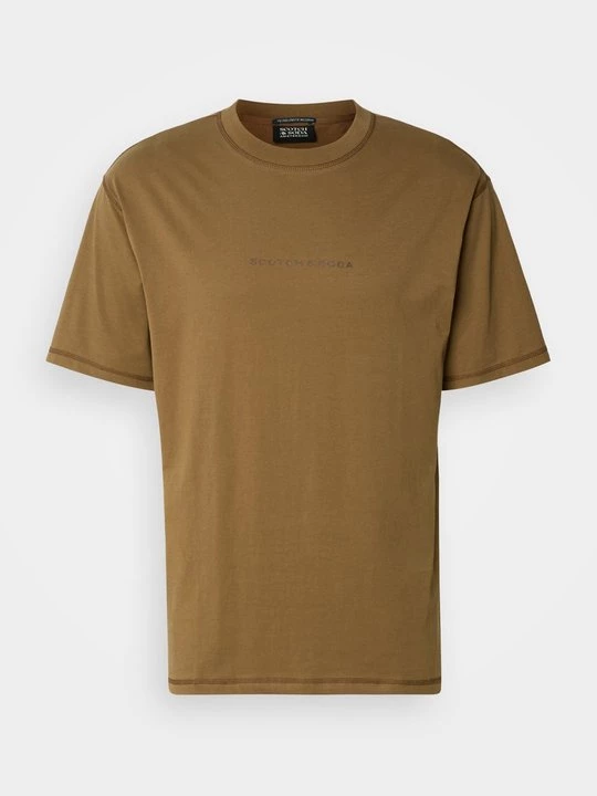 Foto van product T-shirt basic Scotch & Soda beżowy