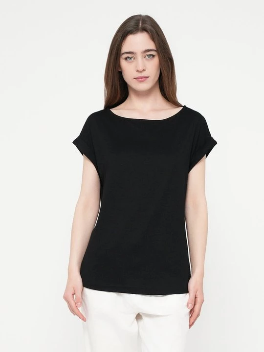 Foto van product T-shirt basic Seidensticker zwart