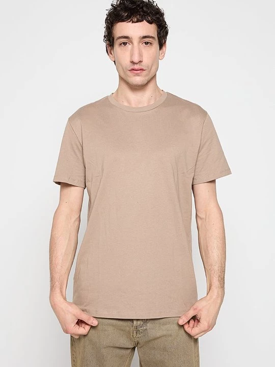 Foto van product T-shirt basic Selected beżowy