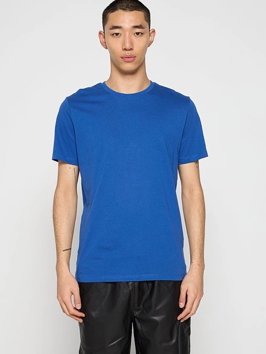Foto van product T-shirt basic Selected blauw