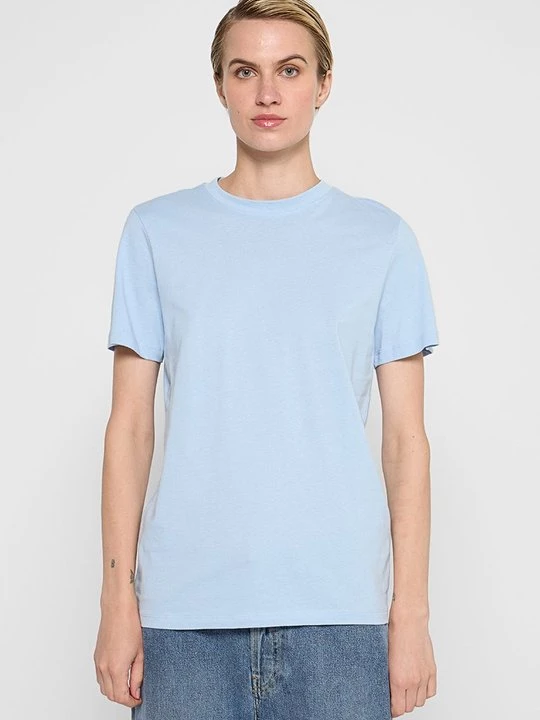 Foto van product T-shirt basic Selected blauw