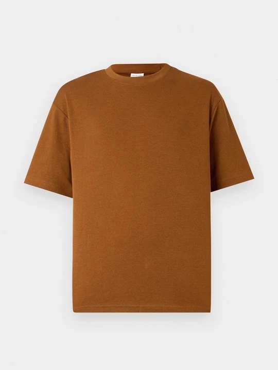 Foto van product T-shirt basic Selected bruin