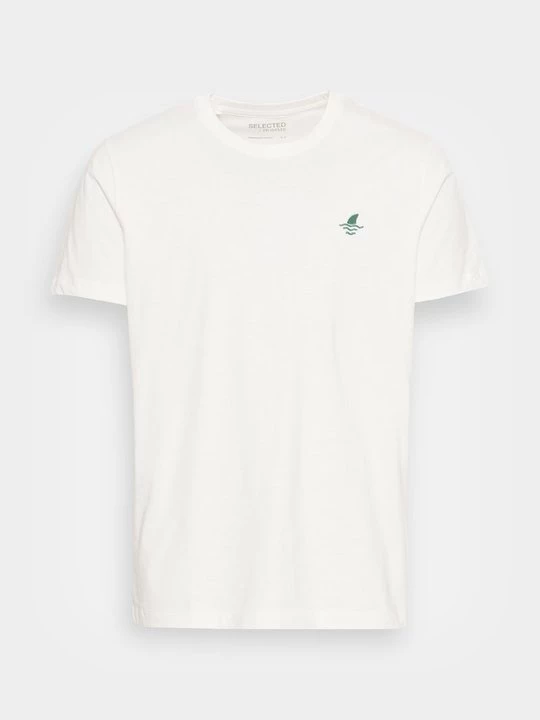 Foto van product T-shirt basic Selected crème
