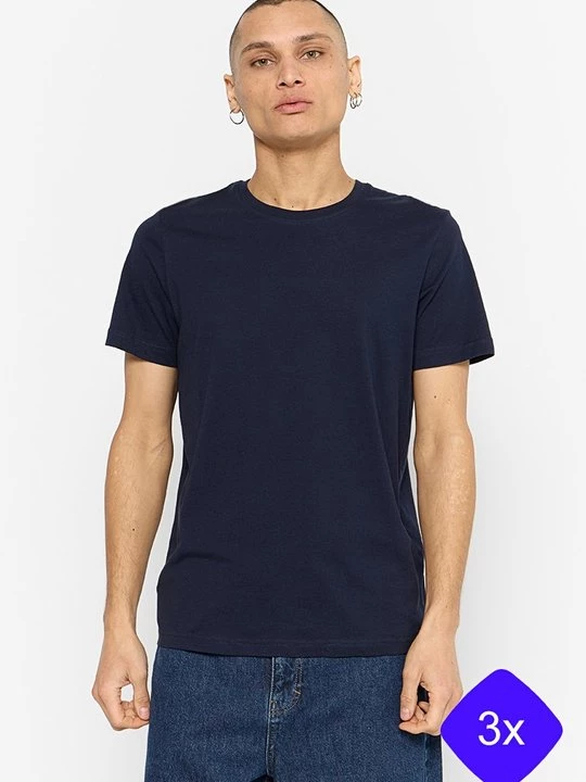 Foto van product T-shirt basic Selected donkerblauw