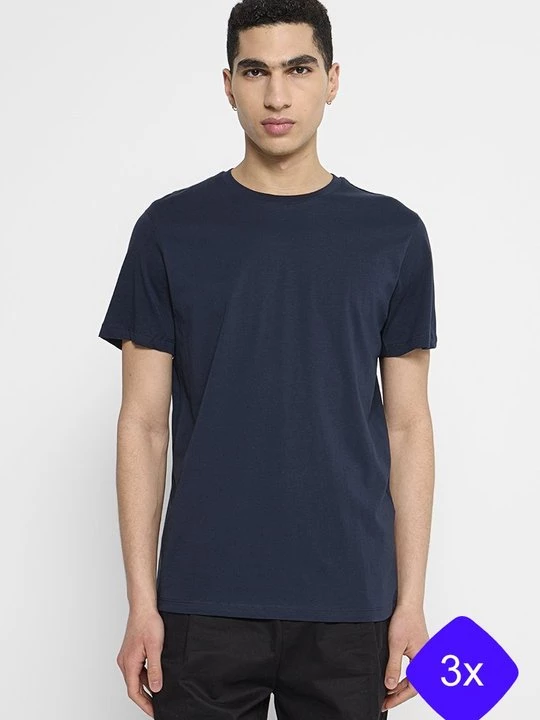 Foto van product T-shirt basic Selected donkerblauw