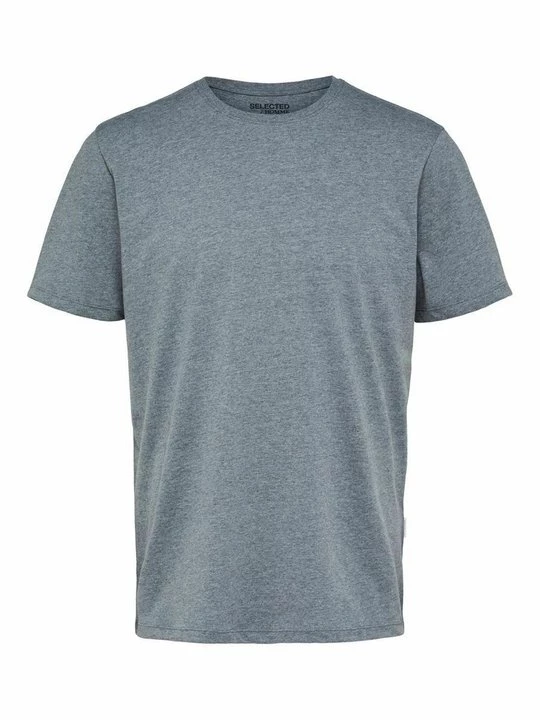 Foto van product T-shirt basic Selected donkergrijs