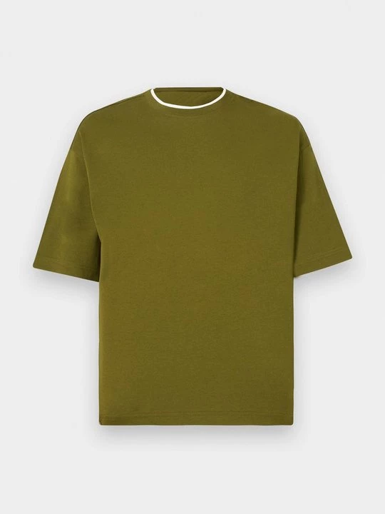 Foto van product T-shirt basic Selected groen