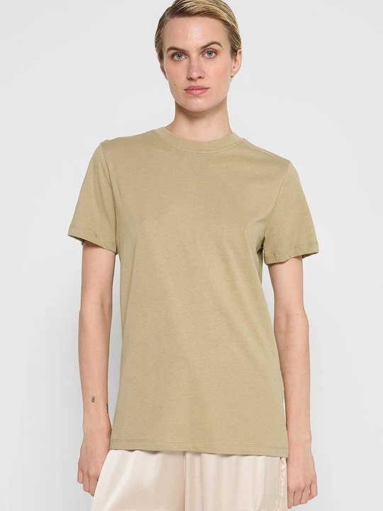 Foto van product T-shirt basic Selected groen