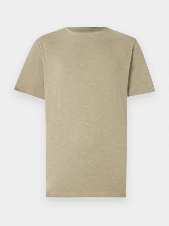 Foto van product T-shirt basic Selected olijfgroen