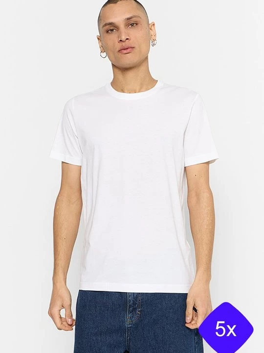 Foto van product T-shirt basic Selected wit