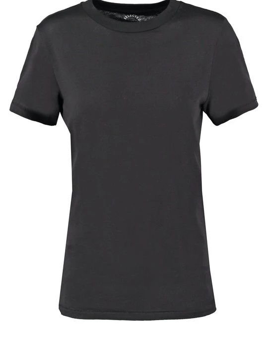 Foto van product T-shirt basic Selected zwart