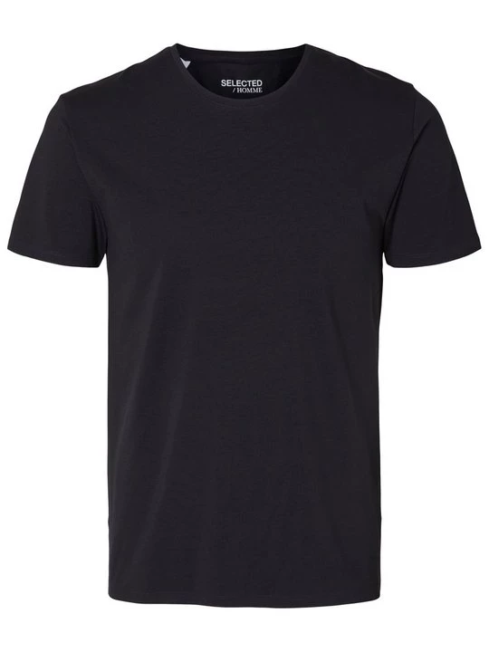Foto van product T-shirt basic Selected zwart