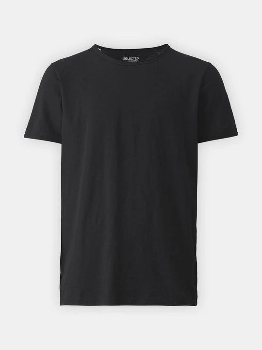 Foto van product T-shirt basic Selected zwart