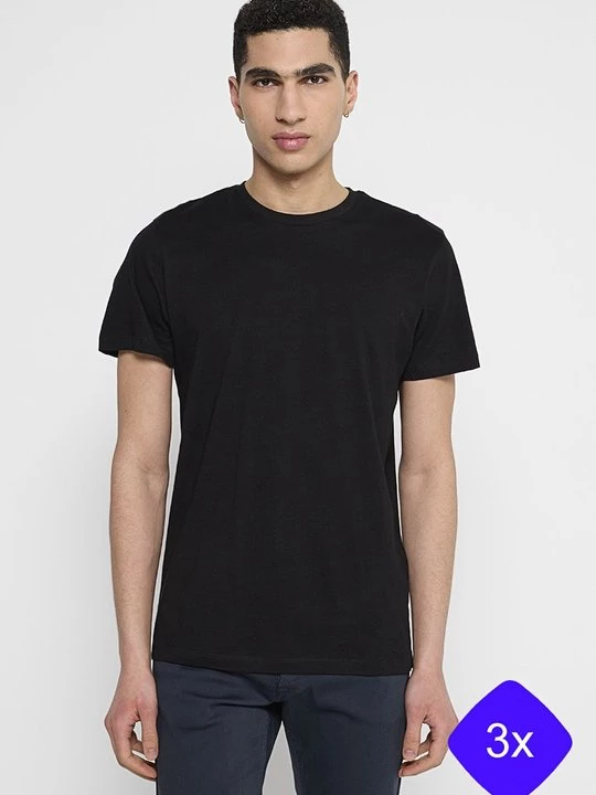 Foto van product T-shirt basic Selected zwart