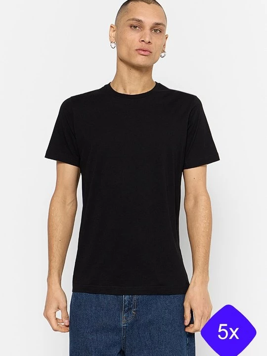 Foto van product T-shirt basic Selected zwart