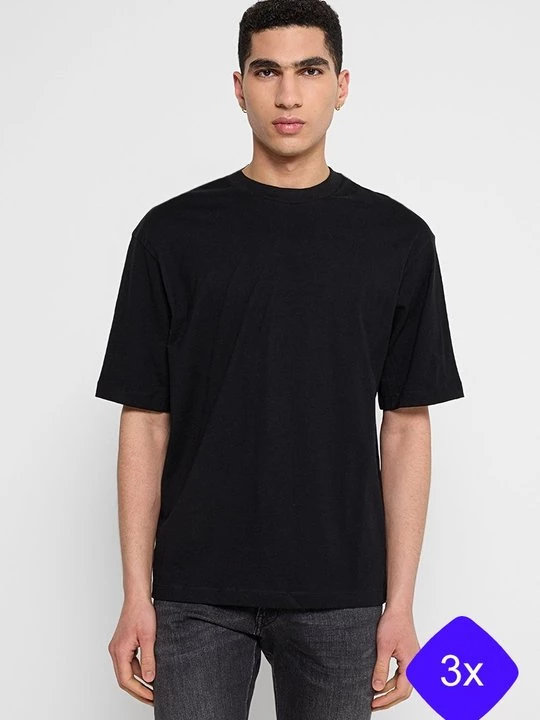 Foto van product T-shirt basic Selected zwart
