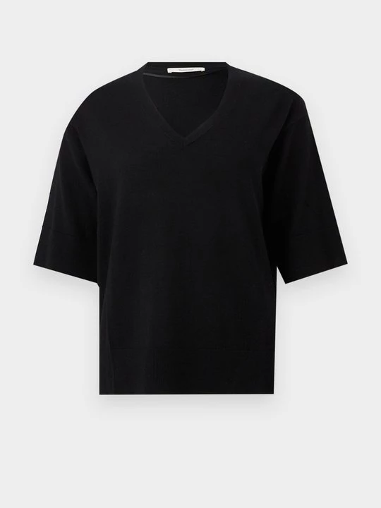 Foto van product T-shirt basic Selected zwart