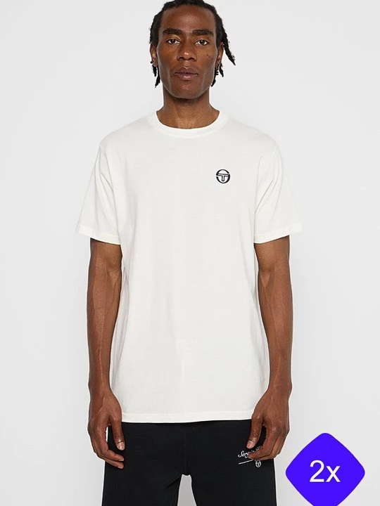 Foto van product T-shirt basic Sergio Tacchini wit