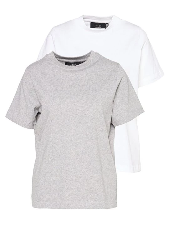 Foto van product T-shirt basic SikSilk grijs