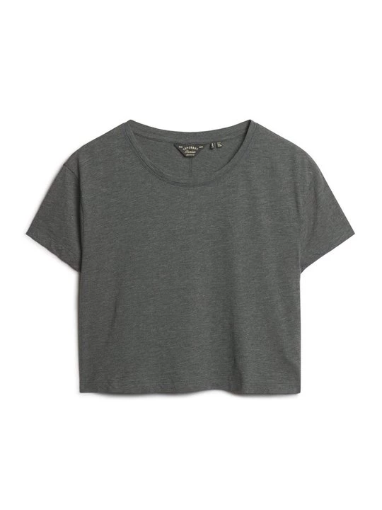 Foto van product T-shirt basic Superdry donkergrijs