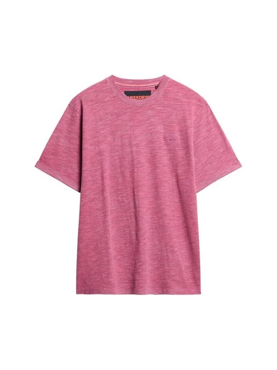 Foto van product T-shirt basic Superdry donkerroze