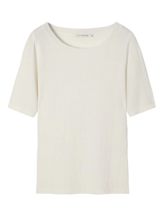 Foto van product T-shirt basic Tatuum crème