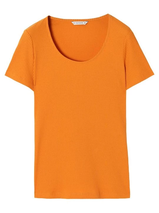Foto van product T-shirt basic Tatuum oranje