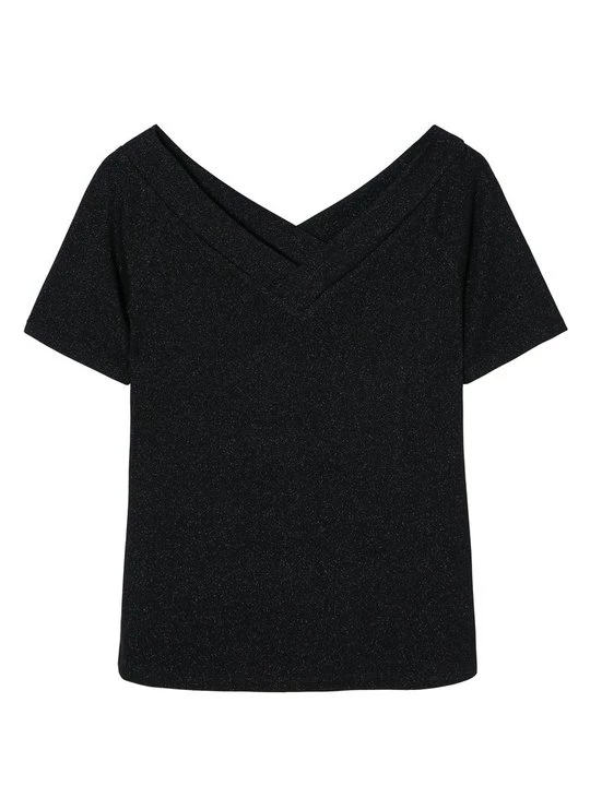 Foto van product T-shirt basic Tatuum zwart