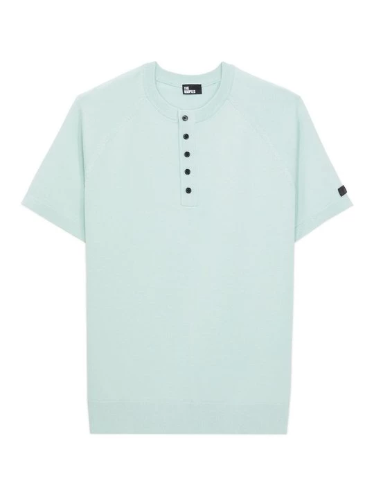 Foto van product T-shirt basic The Kooples turquoise
