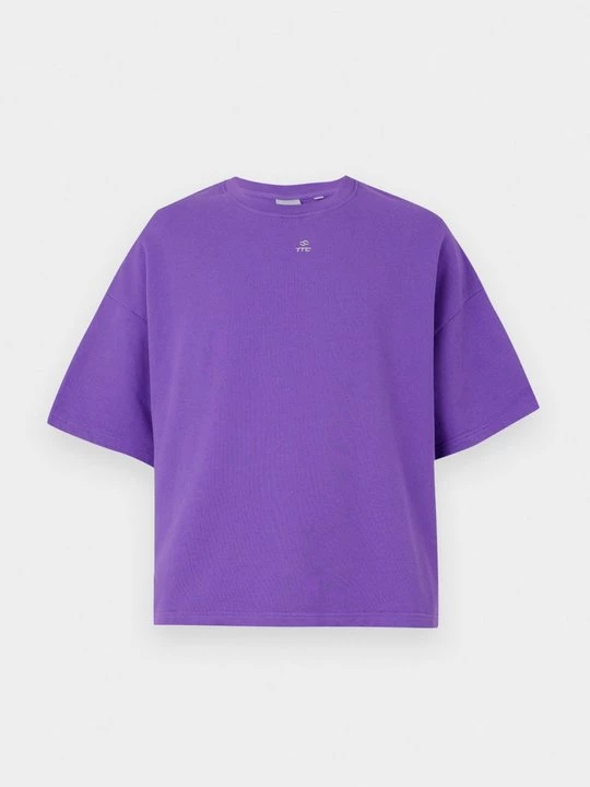 Foto van product T-shirt basic The Tracksuit Club paars