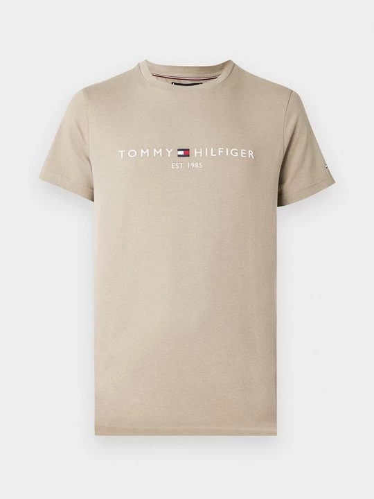 Foto van product T-shirt basic Tommy Hilfiger beżowy