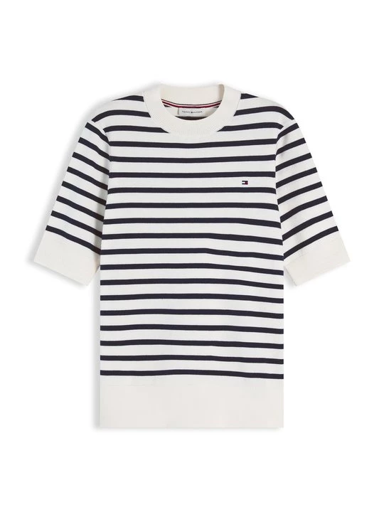 Foto van product T-shirt basic Tommy Hilfiger beżowy