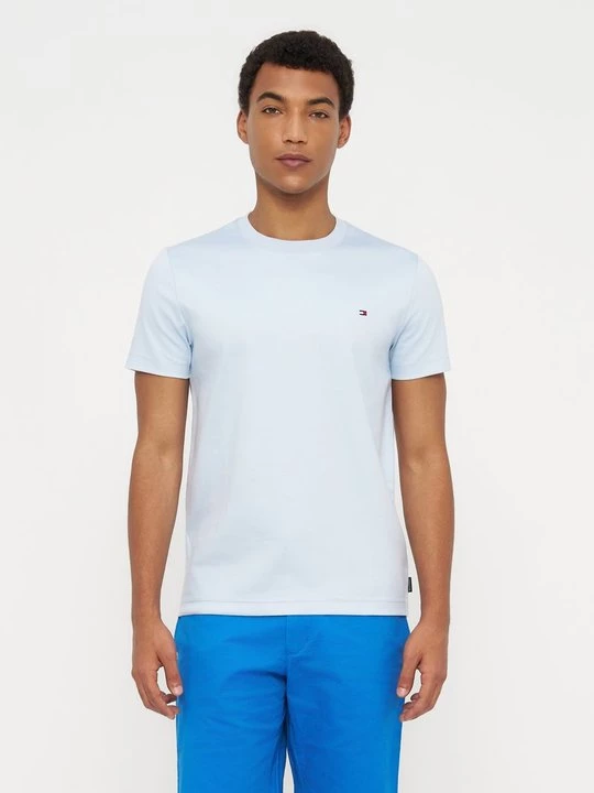 Foto van product T-shirt basic Tommy Hilfiger blauw