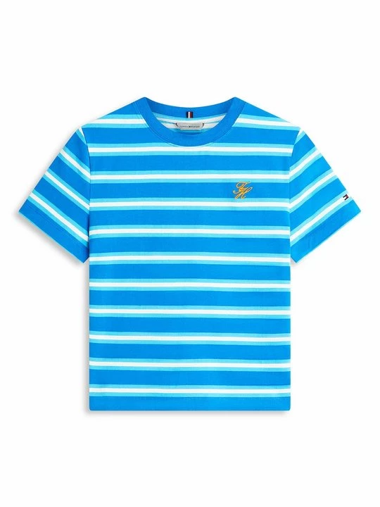 Foto van product T-shirt basic Tommy Hilfiger blauw